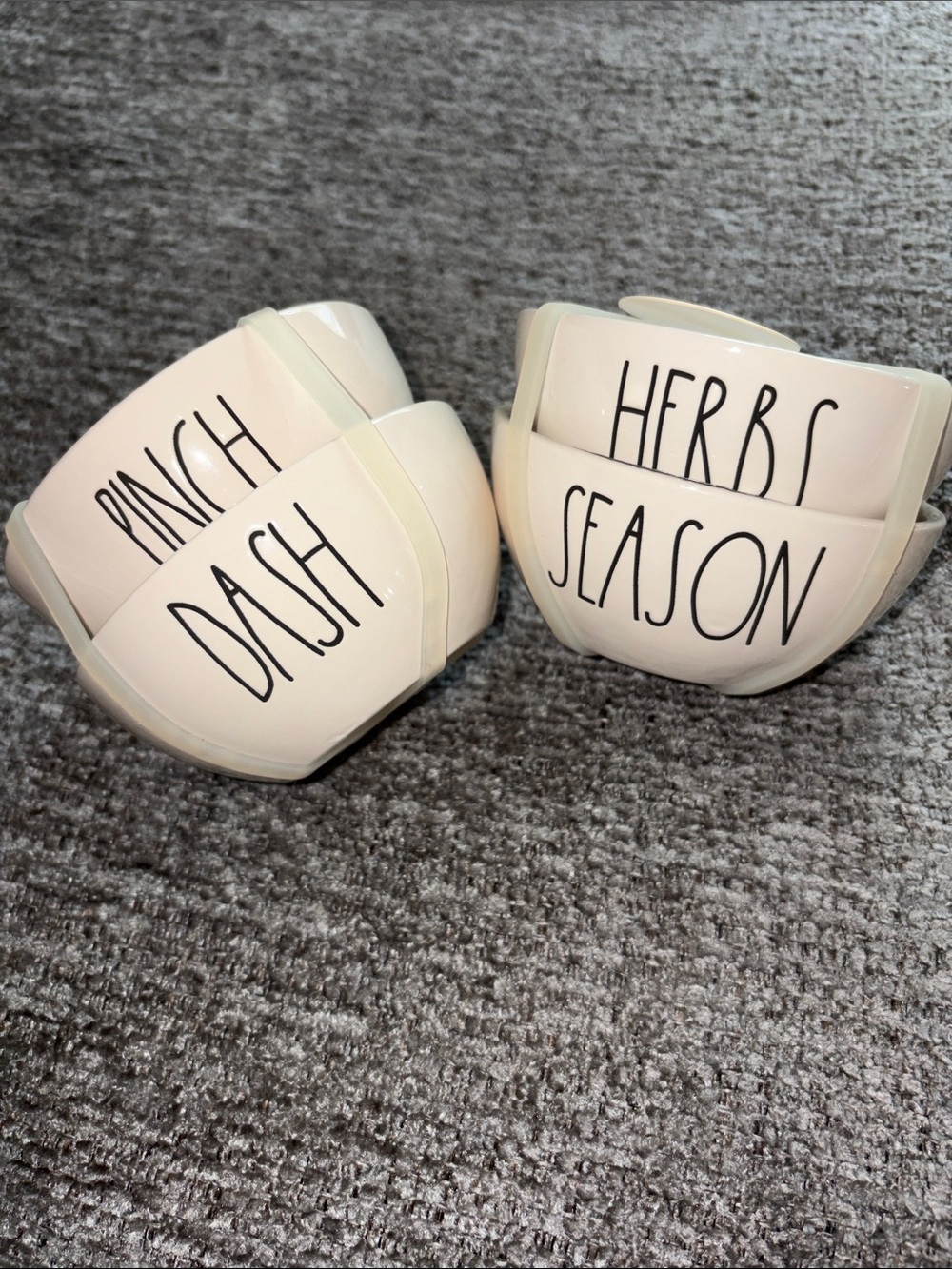Rae Dunn HERBS SEASON PINCH DASH mini bowls